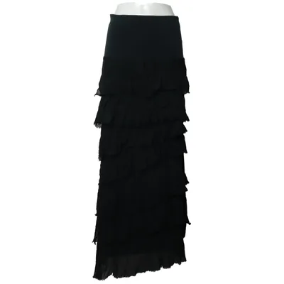 Maxi skirt (Gray) from Fashion Elle Cotton, Silk, Viscose