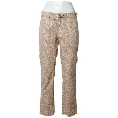Chinos (Beige, Wit) van By Anthropologie Katoen, Elastaan, Linnen, Viscose