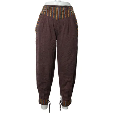 Pantalon (Marron, Multicolore) de Modas Bagdad Coton