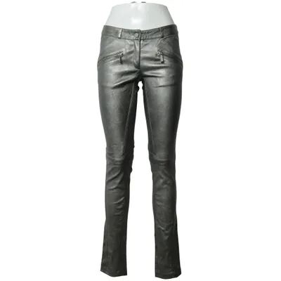 Pantalon en cuir (Argent) de Barbara Bui