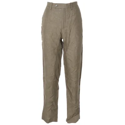 Chinos (Grön) från Mango Bomull, Linne, Polyester