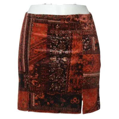 Nederdel (Sort, Orange, Flerfarvet) fra Urban Outfitters Elastan, Polyester