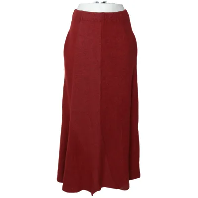Skirt (Red) from Krines Merino wool, Polyester, Viscose