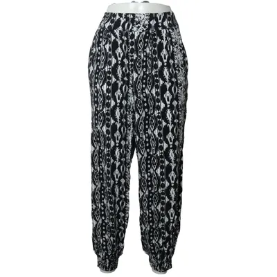 Haremshose (Schwarz, Weiß) von Sheego Trend Viskose