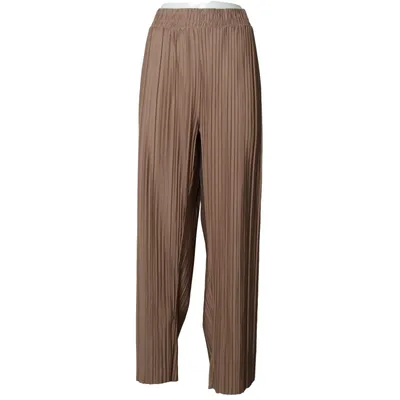 Palazzo broek (Beige) van Up2Fashion Elastaan, Gerecycled polyester