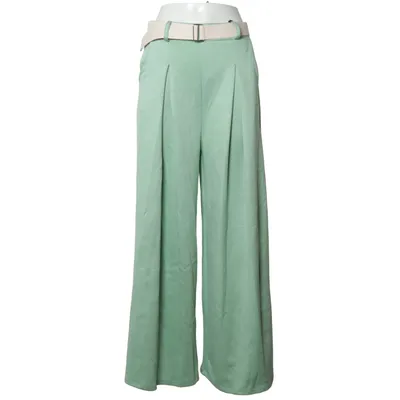 Palazzobukser (Grøn) fra Xenia Elastan, Polyester, Viscose