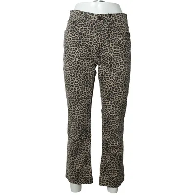 Jeans (Brown, Black) from Zara Cotton, Elastane, Polyester