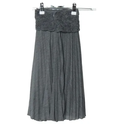 Skirt (Gray) from Max & Co. Acrylic, Polyamide, Polyester, Viscose, Wool