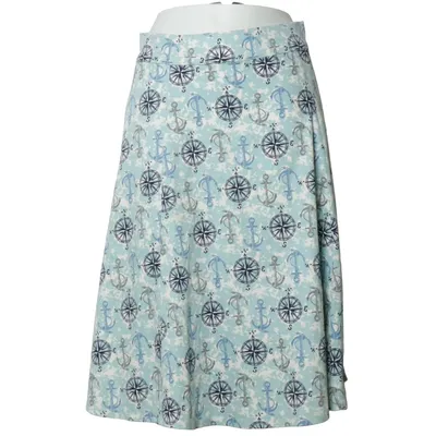 Jupe (Bleu) de Banned Apparel Coton, Élasthane