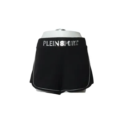 Short de sport (Noir) de Plein Sport Coton, Élasthane, Polyamide