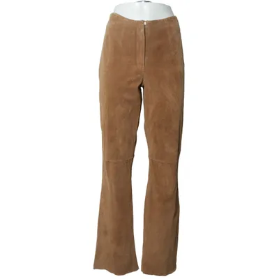 Læderbukser (Brun) fra TCM Læder, Polyester