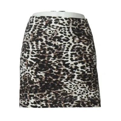 Nederdel (Brun, Sort, Hvid) fra H&M Basic Bomuld, Elastan