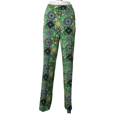 Palazzo broek (Groen, Meerkleurig) van Geisha Elastaan, Polyester