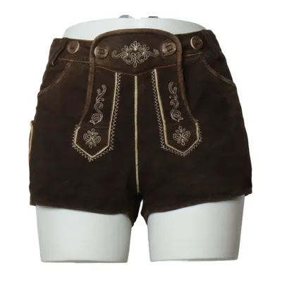 Lädershorts (Brun) från Almsach Skinn