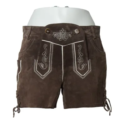 Lederhosen (Brown) from Waldschütz Leather, Polyester