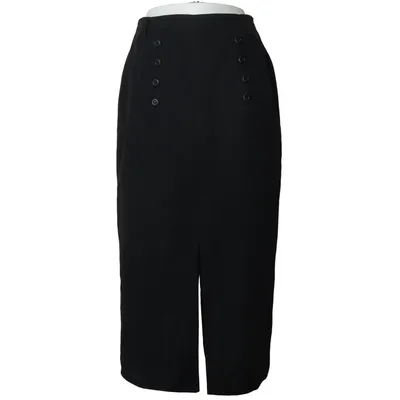 Skirt (Black) from Pia Polyester, Viscose