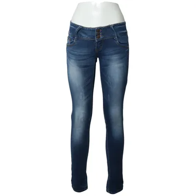 Jeans (Blue) from Mim Cotton, Elastane