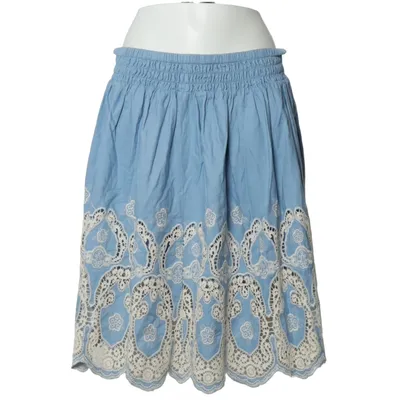 Skirt (Blue, White) from My Twin Twinset Cotton, Elastane, Lyocell, Viscose