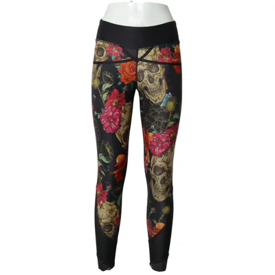 Sports tights (Black, Multicolored) from Northern Spirit Elastane, Polyamide