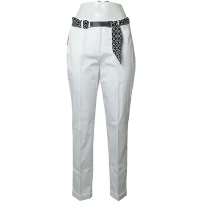 Chinos (Wit) van Gerry Weber Katoen, Elastaan, Viscose