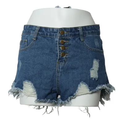 Denim shorts (Blue) from JCL Cotton