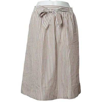 Jupe (Marron, Blanc) de Broadway Lyocell, Polyester