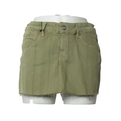 Jeansnederdel (Grøn) fra Urban Outfitters Bomuld, Elastan