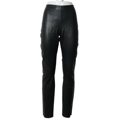 Leather pants (Black) from Jimmy Choo for H&M Elastane, Leather, Silk