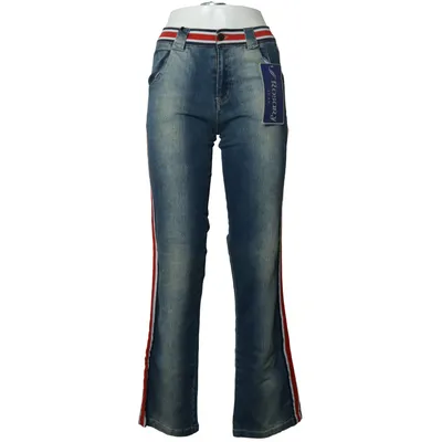 Spijkerbroek (Blauw, Rood, Wit) van Only Jeans Wear Katoen, Elastaan