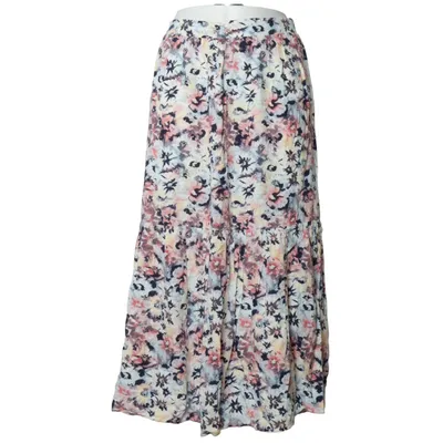 Maxi rok (Wit, Meerkleurig) van Laura Torelli Katoen, Viscose