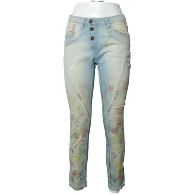 Jeans (Blue, Multicolored) from Please Cotton, Elastane
