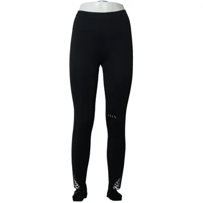 Sports tights (Black) from Born Elastane, Polyamide
