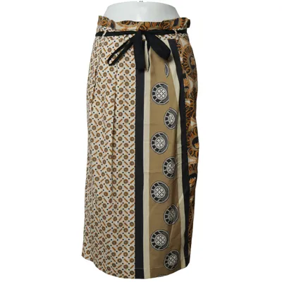 Wikkelrok (Beige, Zwart, Geel) van A La Fois