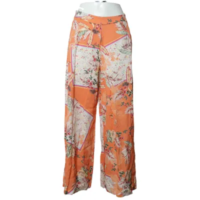Palazzo pants (Orange, Multicolored) from Faust Linen, Viscose