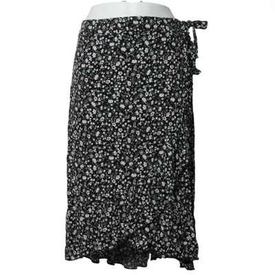 Wrap skirt (Cottw/04 Midi Ruffle S) from Cotton Club Viscose