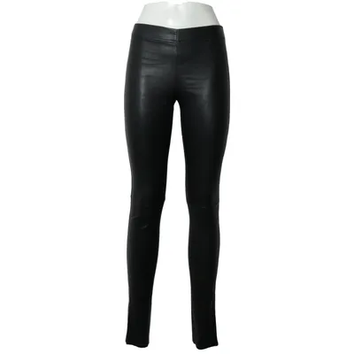 Leren broek (Zwart) van Joseph Katoen, Elastaan, Leer