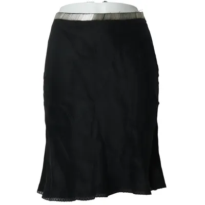 Jupe (Noir) de Alberta Ferretti Lin, Soie