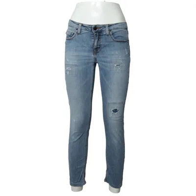 Jean (Bleu) de Victoria Beckham Jeans Coton, Élasthane
