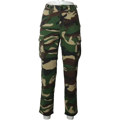 Cargohose (Grün, Braun, Beige) von Bershka Baumwolle, Elasthan