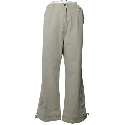 Dreiviertelhose (Beige) von Sempre Priu Baumwolle, Elasthan