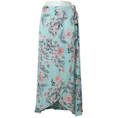 Wrap skirt (Blue, Multicolored) from Patrons of Peace Viscose