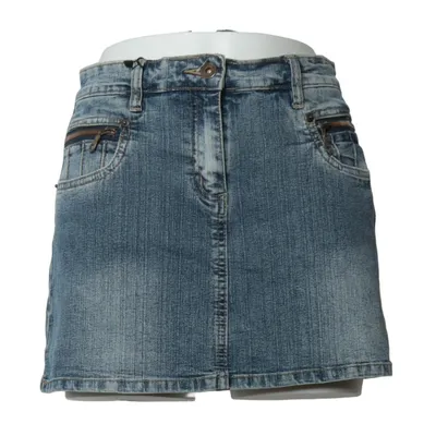 Spijkerrok (Blauw) van Authentic Style Katoen, Elastaan