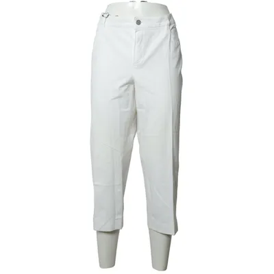 Chinos (Vit) från Bibi Acetat, Bomull, Elastan