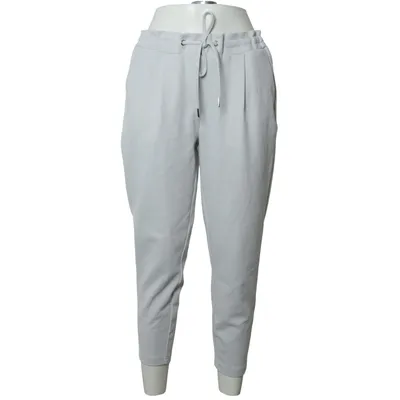 Sweatpants (Silver) from Ichi Elastane, Metallic fiber, Polyester, Viscose