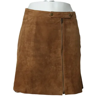 Leather skirt (C-Cas/3 Suede Zip Skirt) from Costes Leather, Polyester
