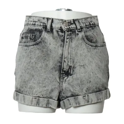 Jeansshorts (Grå, Sort) fra American Apparel Jeans Bomuld