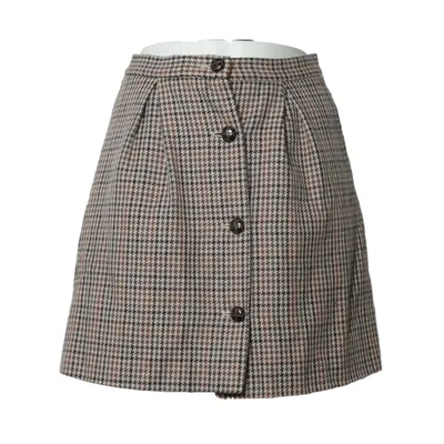 Nederdel (Beige, Brun, Sort) fra Monoprix Femme Polyester, Viscose
