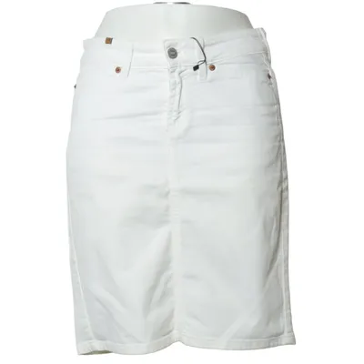 Jupe en jean (Blanc) de Notify Coton, Élasthane