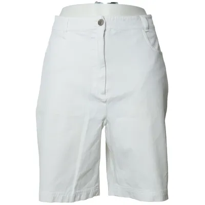 Short (Blanc) de Sergio Cassani Coton, Élasthane
