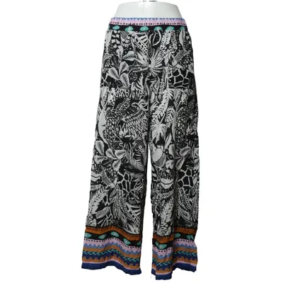 Palazzo pants (Black, White, Multicolored) from Peace + Chaos Cotton